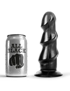 ALL BLACK - DILDO 17 CM