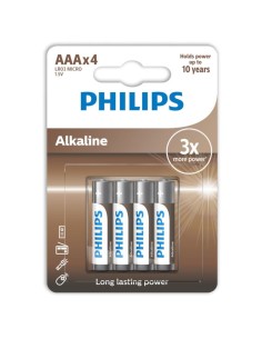 PHILIPS - BATTERIA ALCALINA...