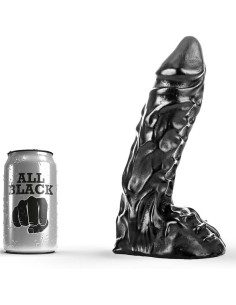 ALL BLACK - DILDO 23 CM