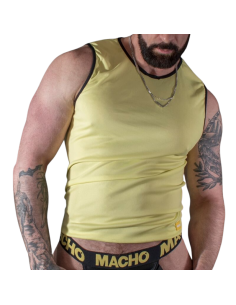 MACHO - T-SHIRT GIALLA L/XL